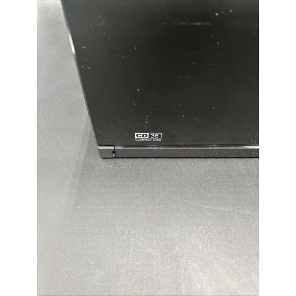 Laser Line 36 Disc CD Storage Rack Holder Case Wall Mount Table Top Black - Picture 2 of 6